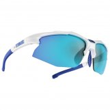 Sportovní brýle BLIZ Hybrid white smoke/blue 